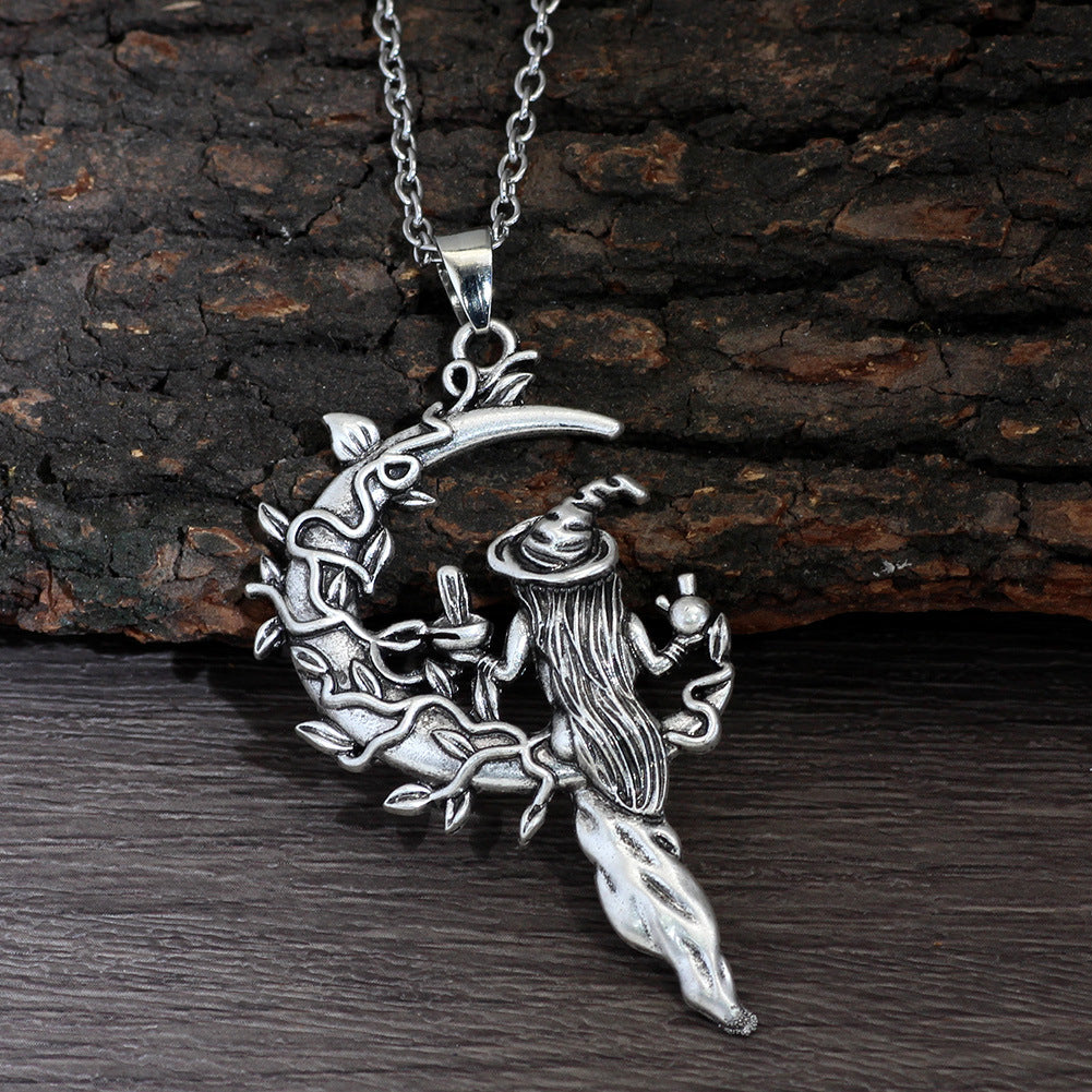 Wholesale Necklace Nature and Creative Girl Angel Necklace Earrings Accessories